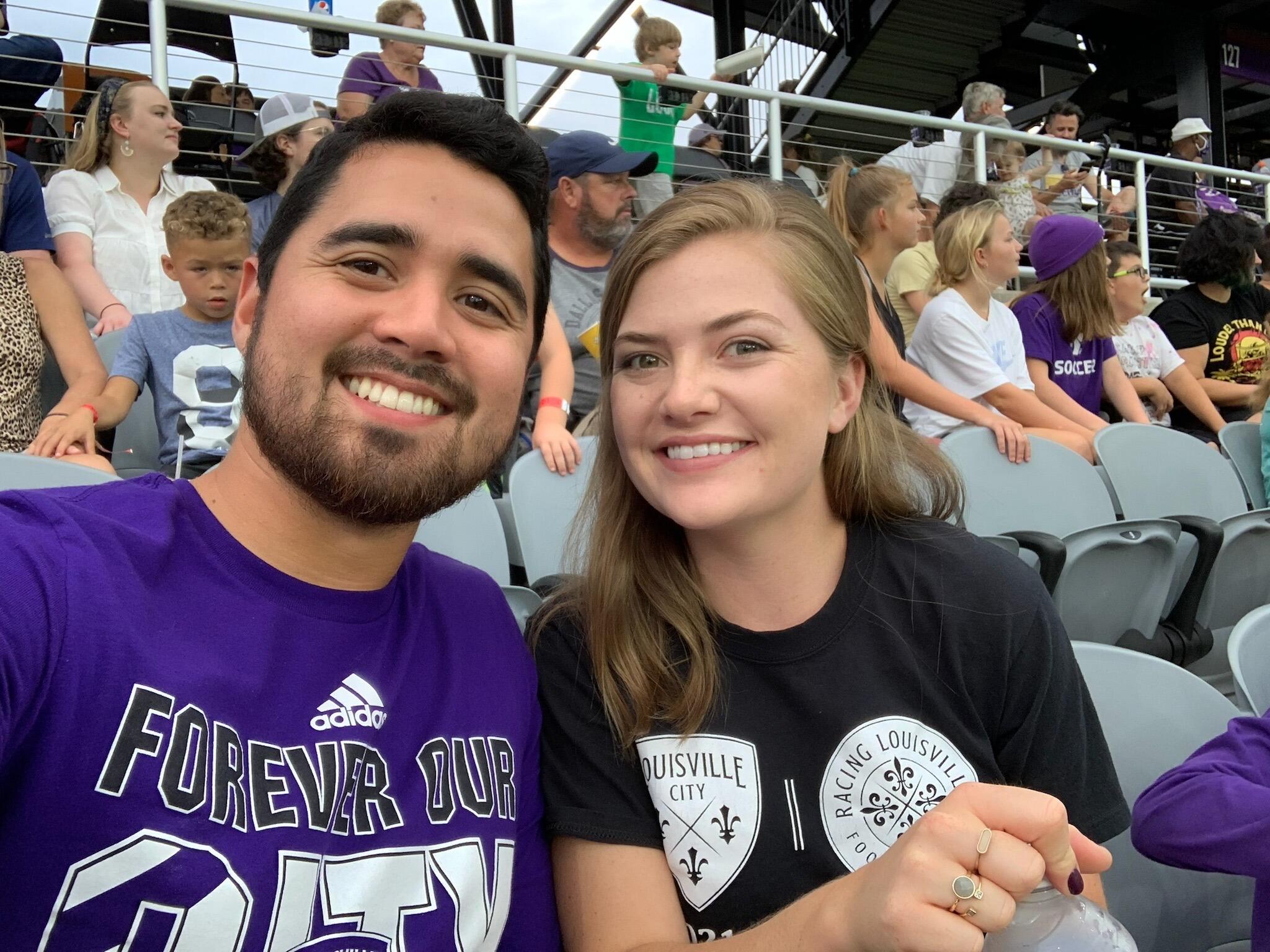 @ Lynn Family Stadium! Go Purples! // ¡Vamos morados!