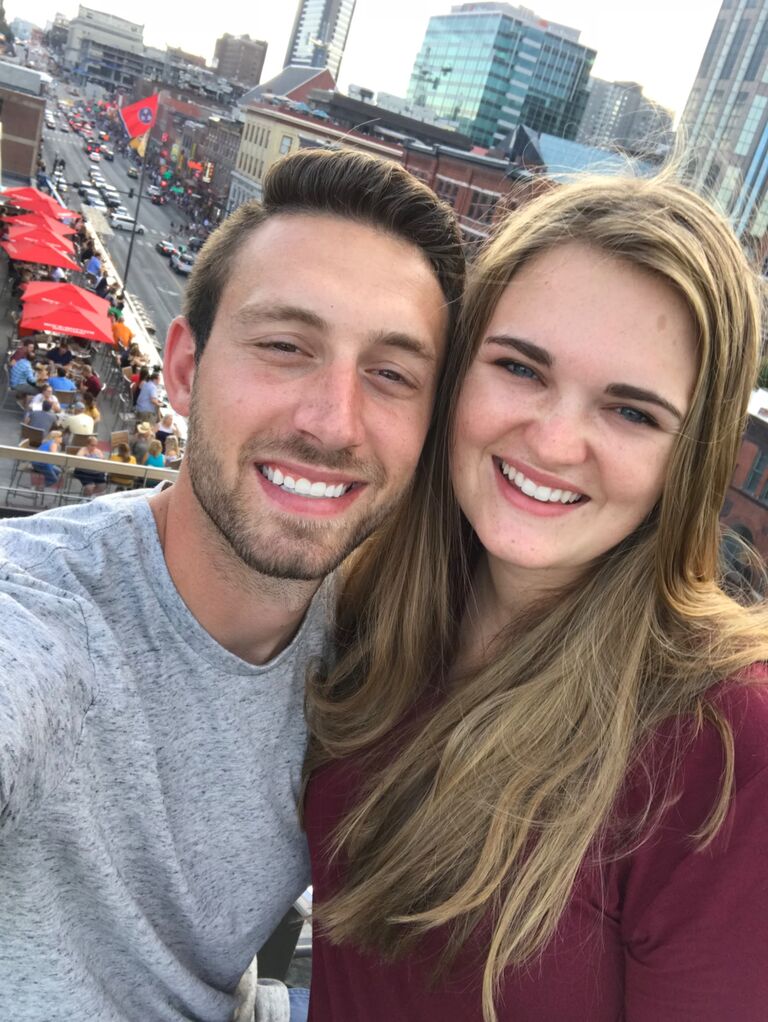 Fall of 2018 was when their next big life change occurred. Cedar moved to Nashville, TN to begin nursing school while Gabe began his first teaching job in Paxton, IL as well as his first High School Football coaching job. Though the long distance gave them many challenges over the next year and a half, it also brought so many new, exciting adventures along with creating new friendships. 