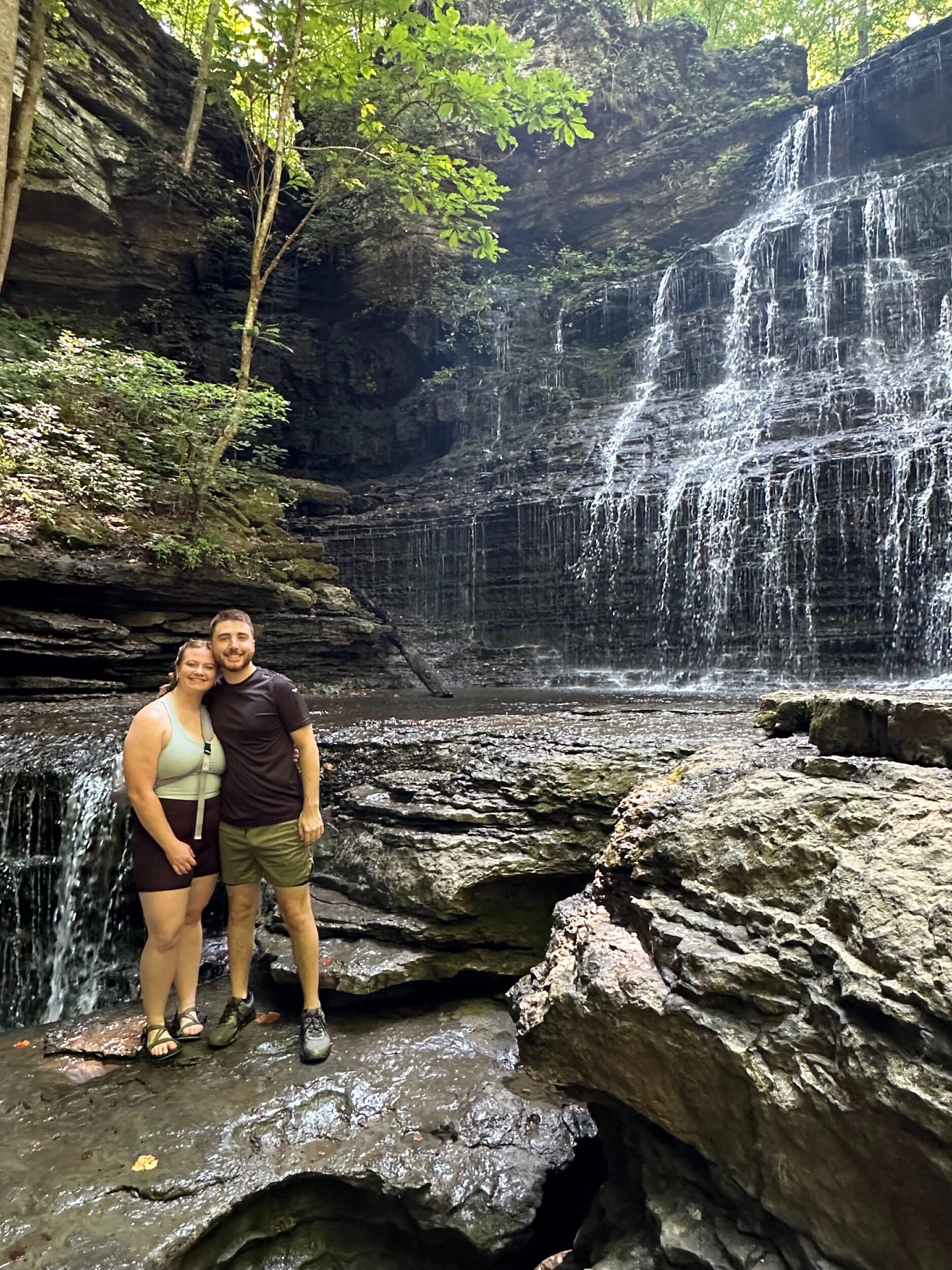 First waterfall hike