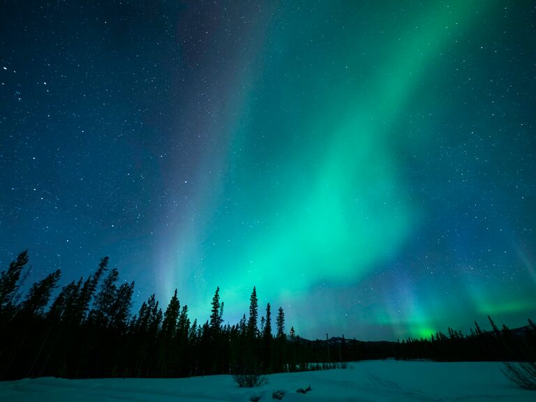 Northern Lights as seen from the Yukon Territory