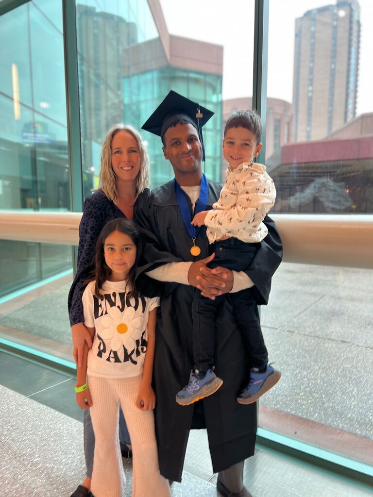 3 years later and we couldn't be more proud of Onan graduating with a Bachelor of Science in Education. 