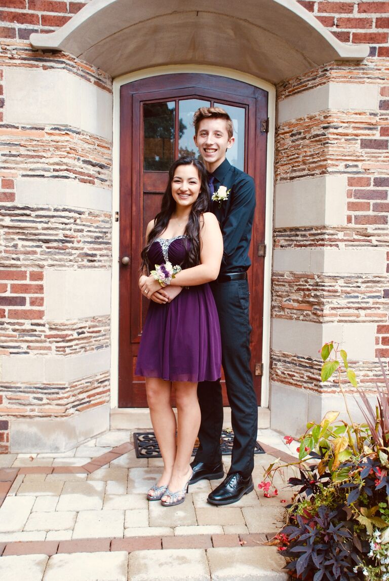 Homecoming on Michael's birthday -- the year we started dating!