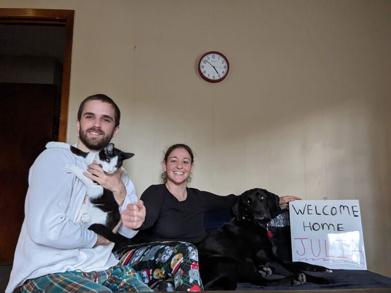 Welcome to the family Julia! She was depressed when we found her, but Julia has become a happy, loving, trustworthy member of the pack.