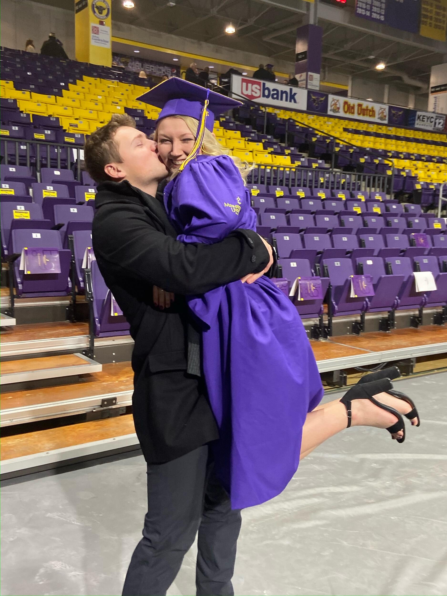 Ali graduates college