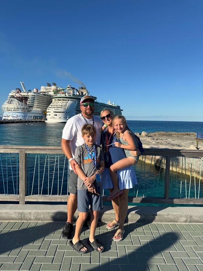 Copp annual family trip - this time aboard Liberty of the Seas... Clint and the kids first cruise! 