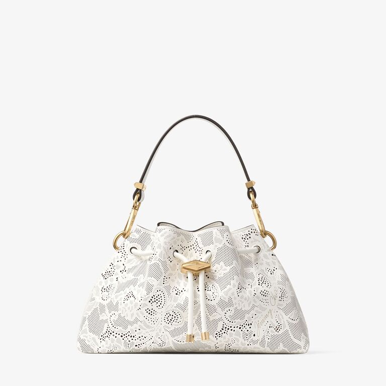 Jimmy Choo lace shoulder bag
