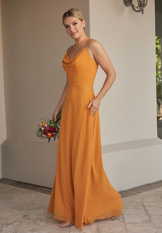 slim fit dress slacks Burnt Orange Velvet V-Neck Bridesmaid Dress Mermaid Floor-Length