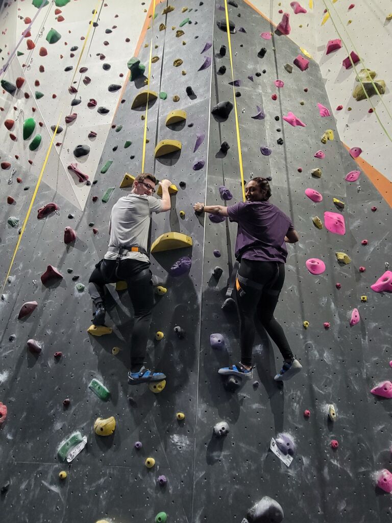 First rock climbing experience!