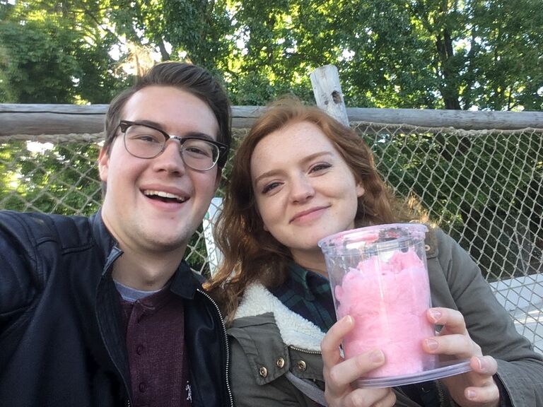 One of our first dates to the Baltimore zoo!