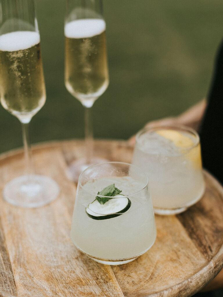 Signature wedding cocktails