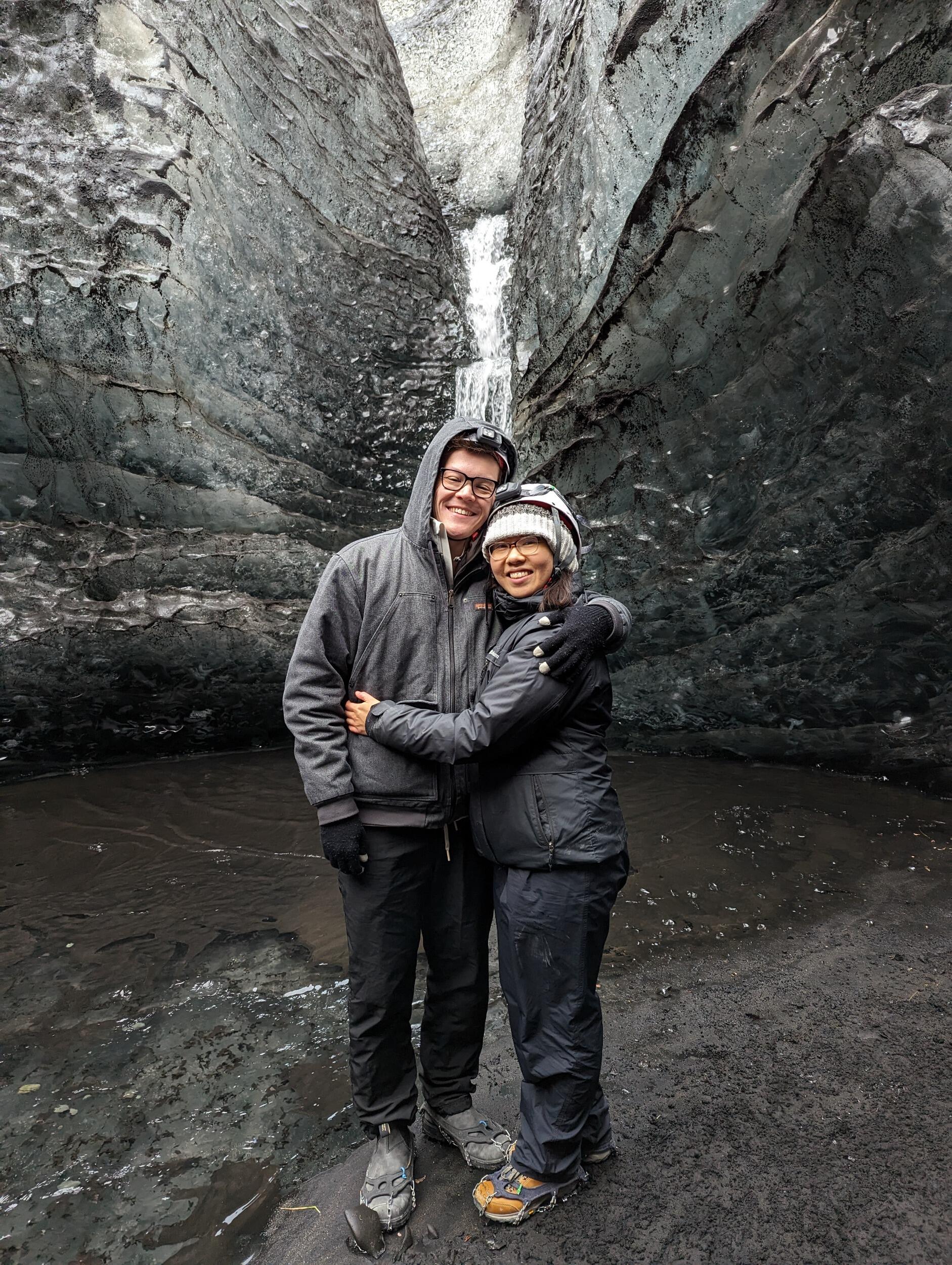 Now that Taylor and Christina make real adult money they are all-in on the DILDO (dual income little dog owner) life and can't wait to have more adventures (like this one in the ice caves in Iceland)!