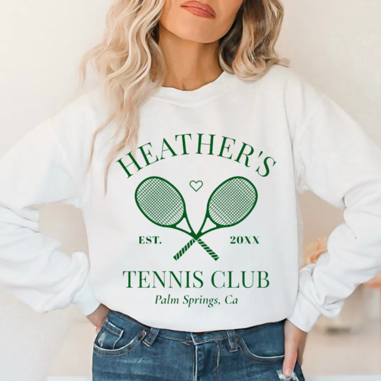 Tennis bachelorette shirts