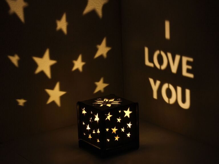Personalized light box romantic gift idea