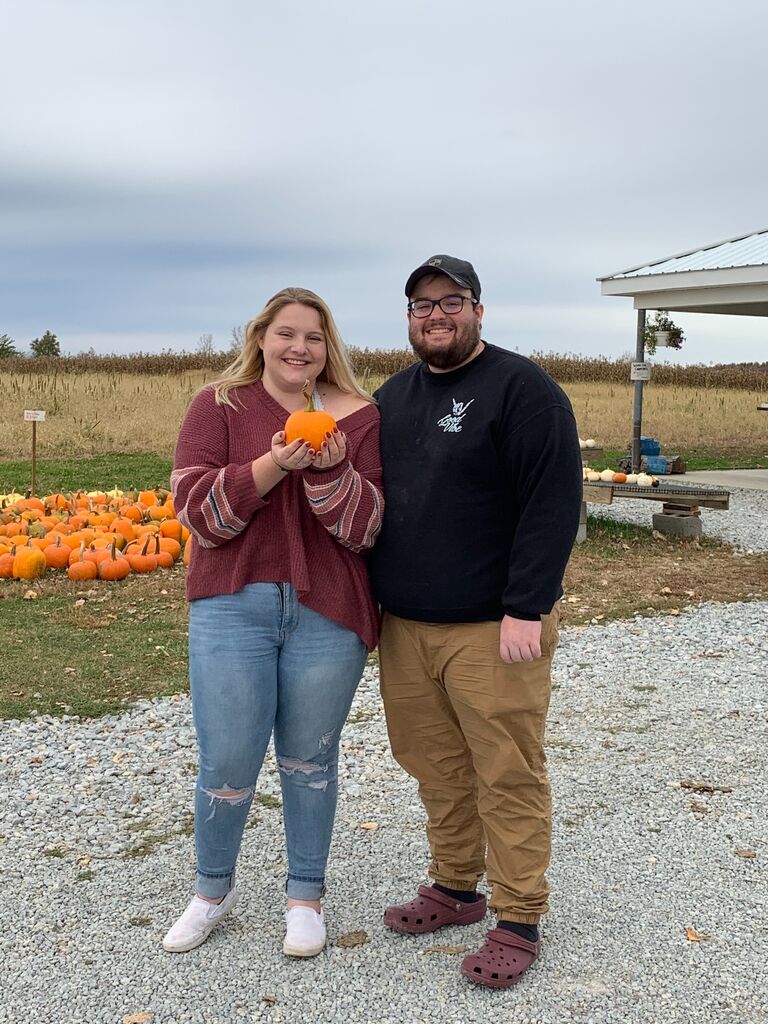 Mason's first Orchard Day.
