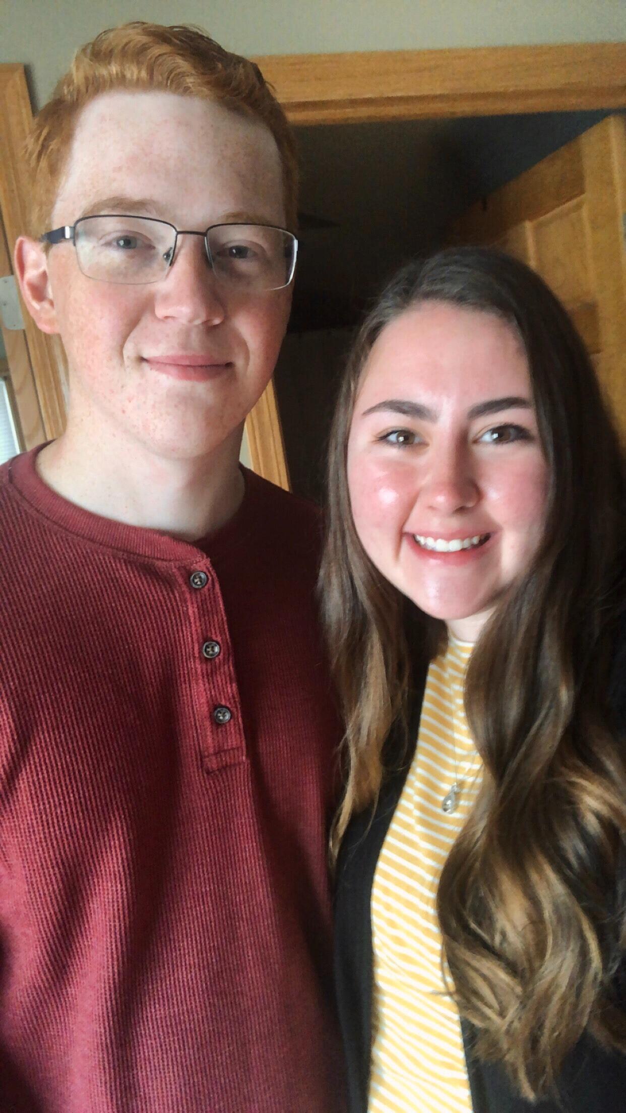 Pictures before church on Sunday.
