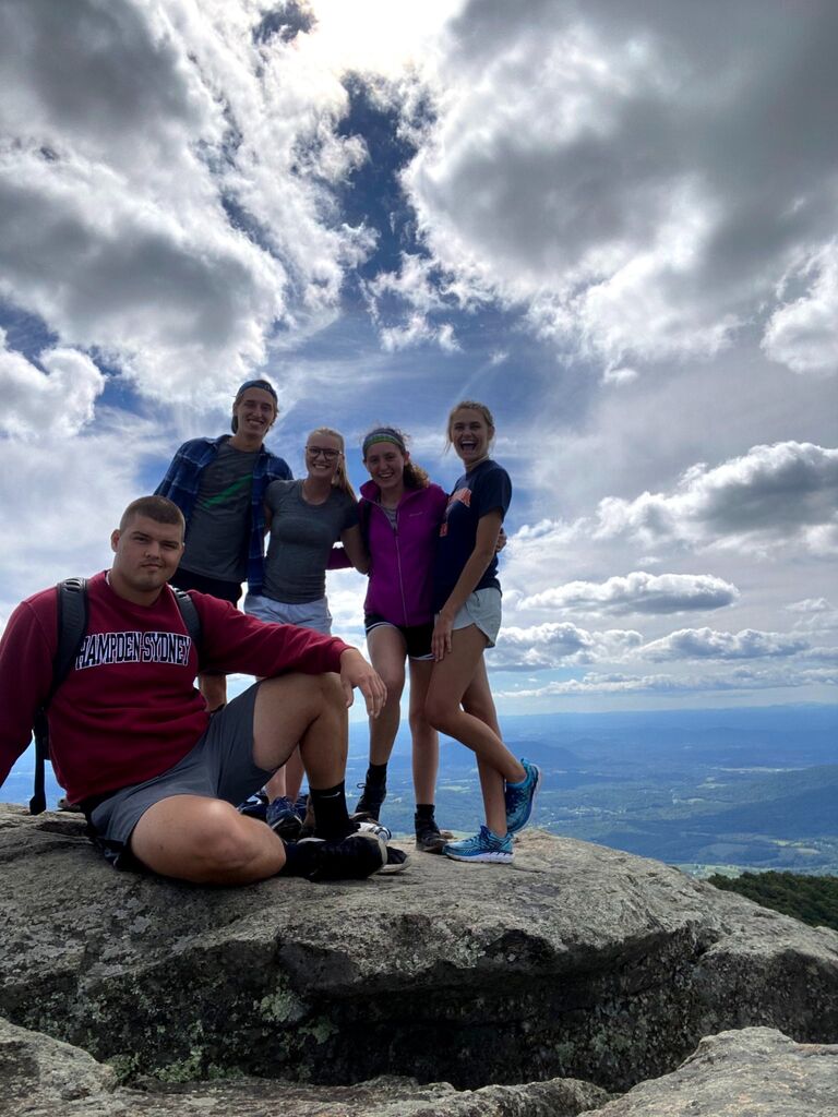 We would go on hikes and hangout in groups throughout all of freshman year. 