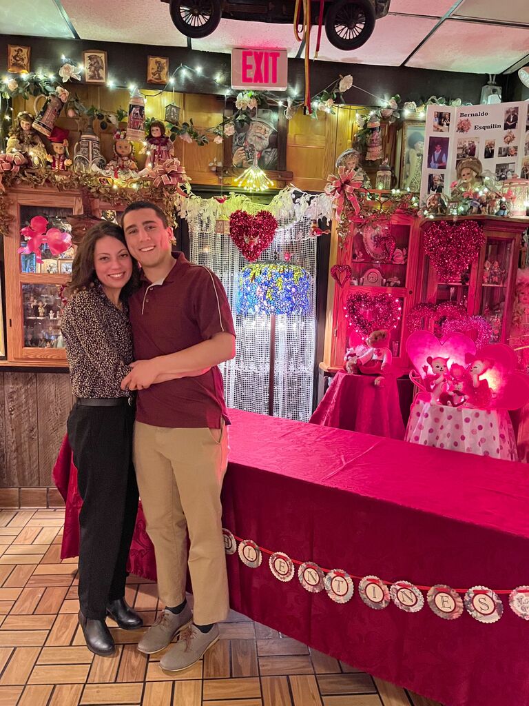 First Valentines together 💘 Both of us had never had a Valentine and we were each others first valentine 💝 