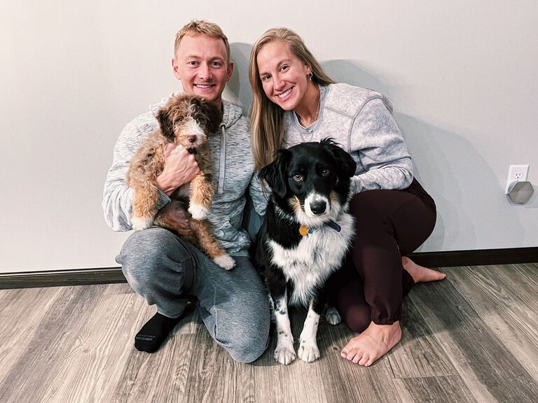 We became a family of 4! After buying our house and giving Edison the yard he deserved, we decided he needed a small friend. 