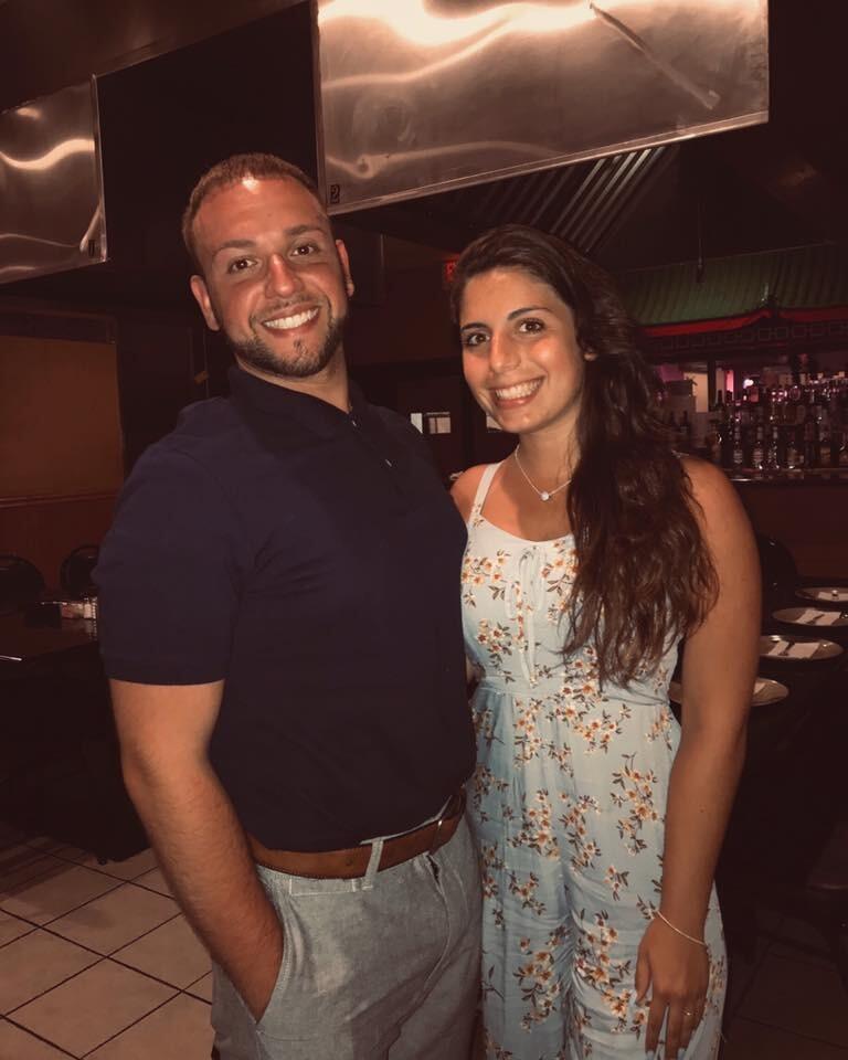 Our first vacation together - Virginia Beach.