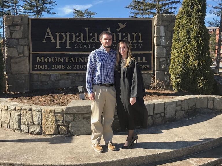 Lacy graduated from App State