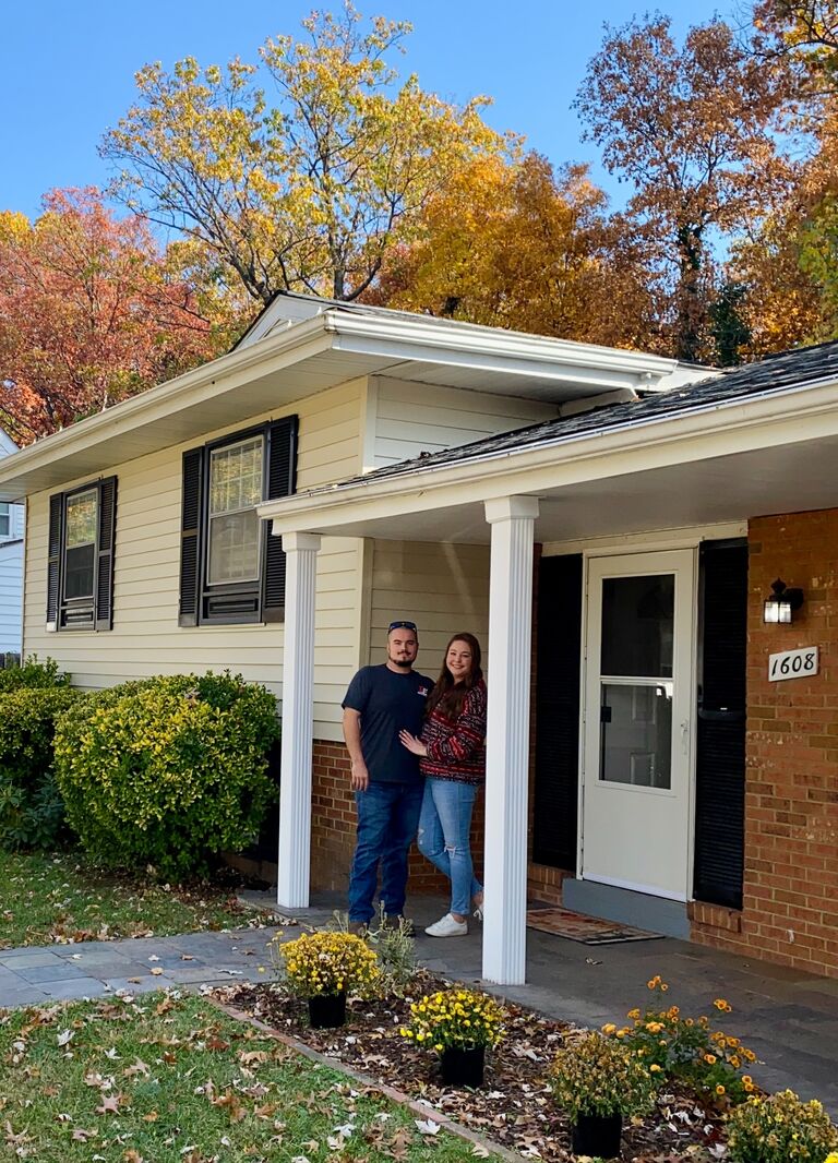 After many conversations and Maryland vs. Virginia debates we closed on our first home in Sterling, Virginia. We knew as soon as we toured the house it was the perfect first home for us to start our future together. 