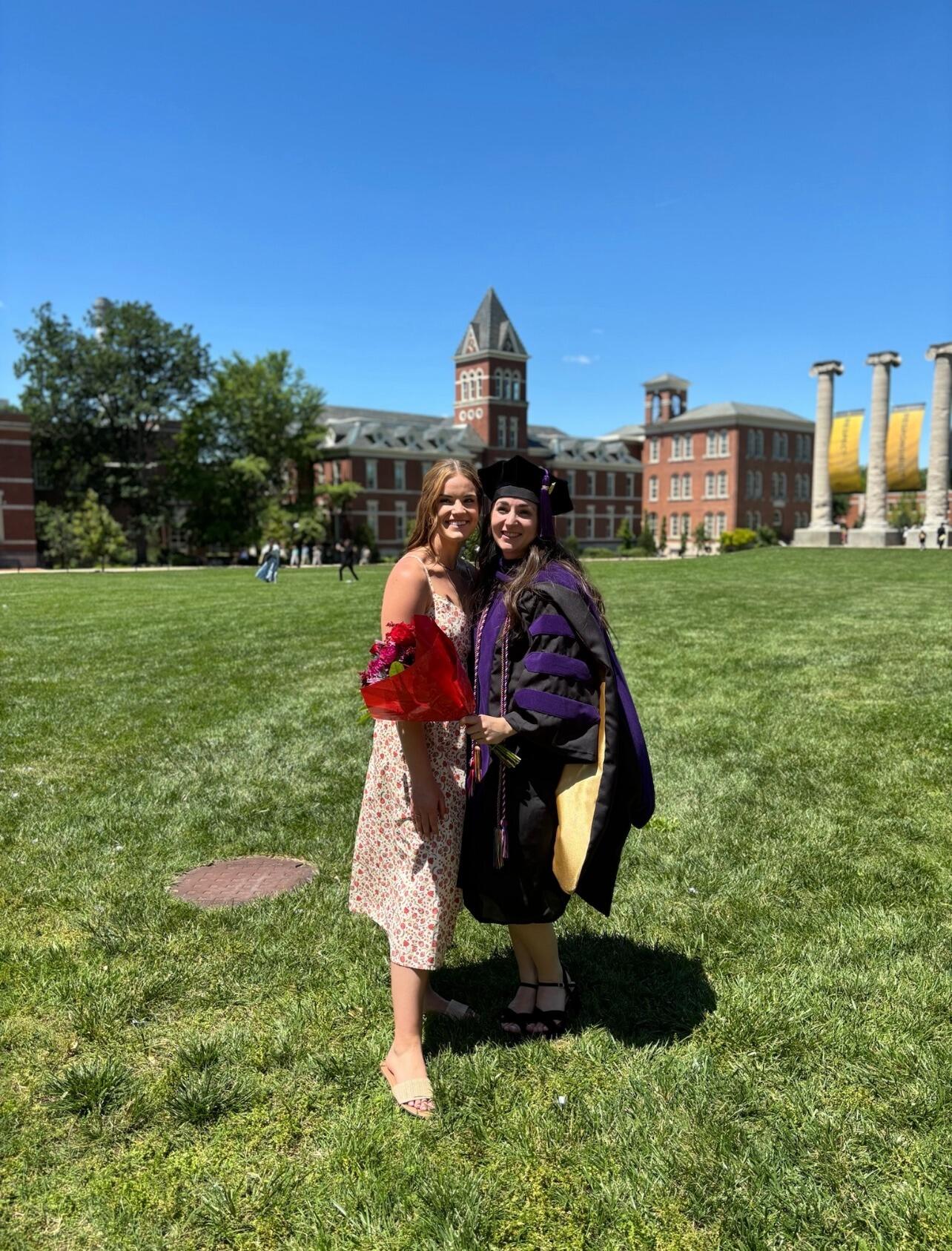Emily graduated from Mizzou Law School with her J.D. 