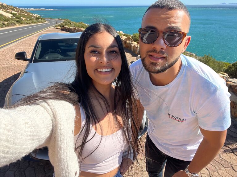 This was our first date. We drove out to Kleinmond. 