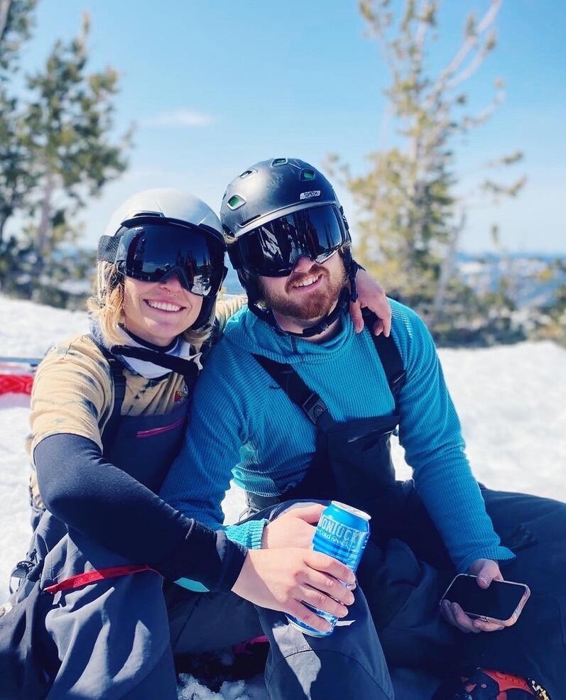 Fast forward a little bit, and some things calmed down after all the changes of the new house and new pup. They were able to spend time skiing, hiking, biking, camping, and traveling as the world opened up a little more.