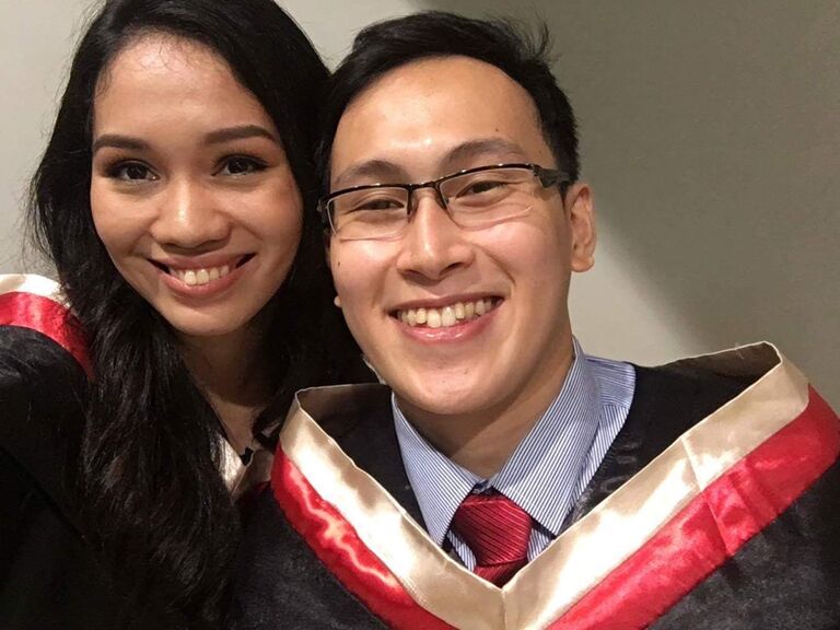 Met as accountancy students at the University of Santo Tomas, where we shared countless memories and late-night study sessions. Graduated together in the same year, wearing our togas with proud smiles, ready to take on the world — and each other's hearts