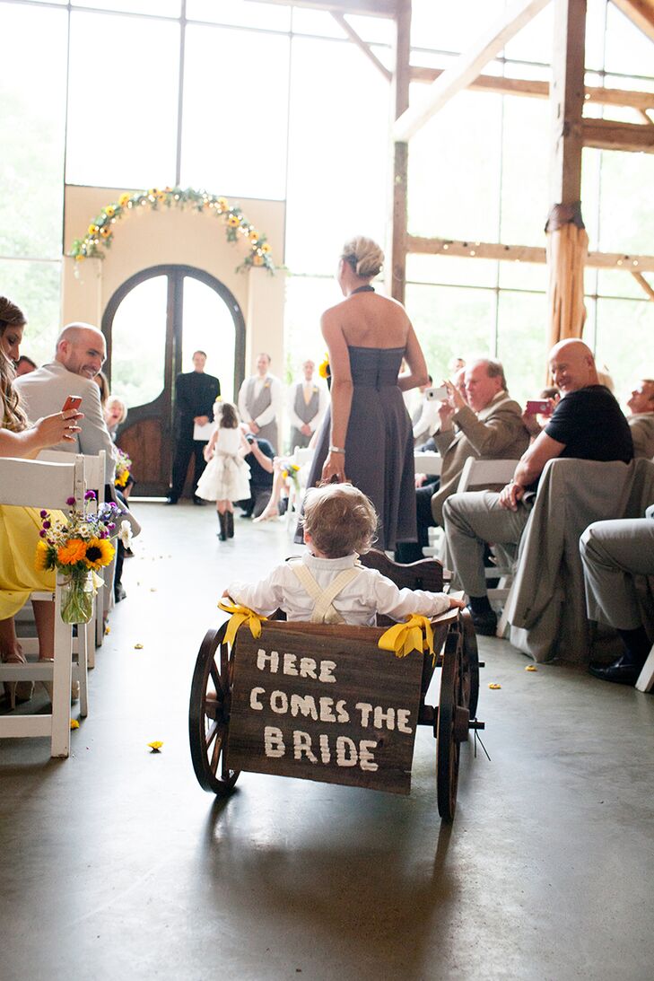 Vintage Antique Ring Bearer Ceremony Wagon