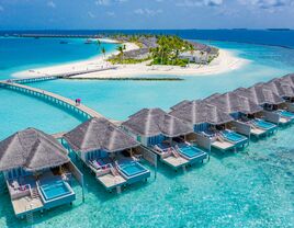 private waterfront villas in Maldives, Asia