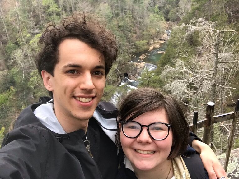 Soon after Justin moved, we took our first big trip together with the fam to the North Georgia mountains.