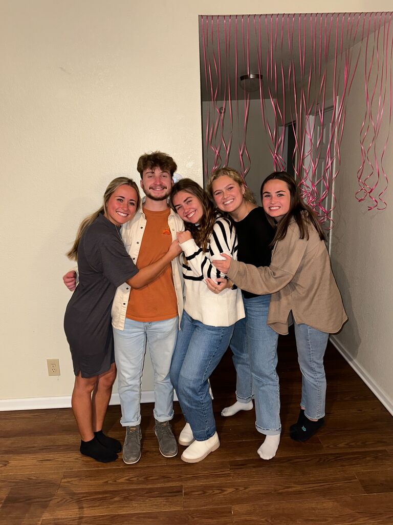 Then he had another surprise party with all of our friends! So overjoyed with love!!