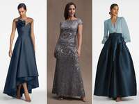 Three mother-of-the-groom dresses for weddings
