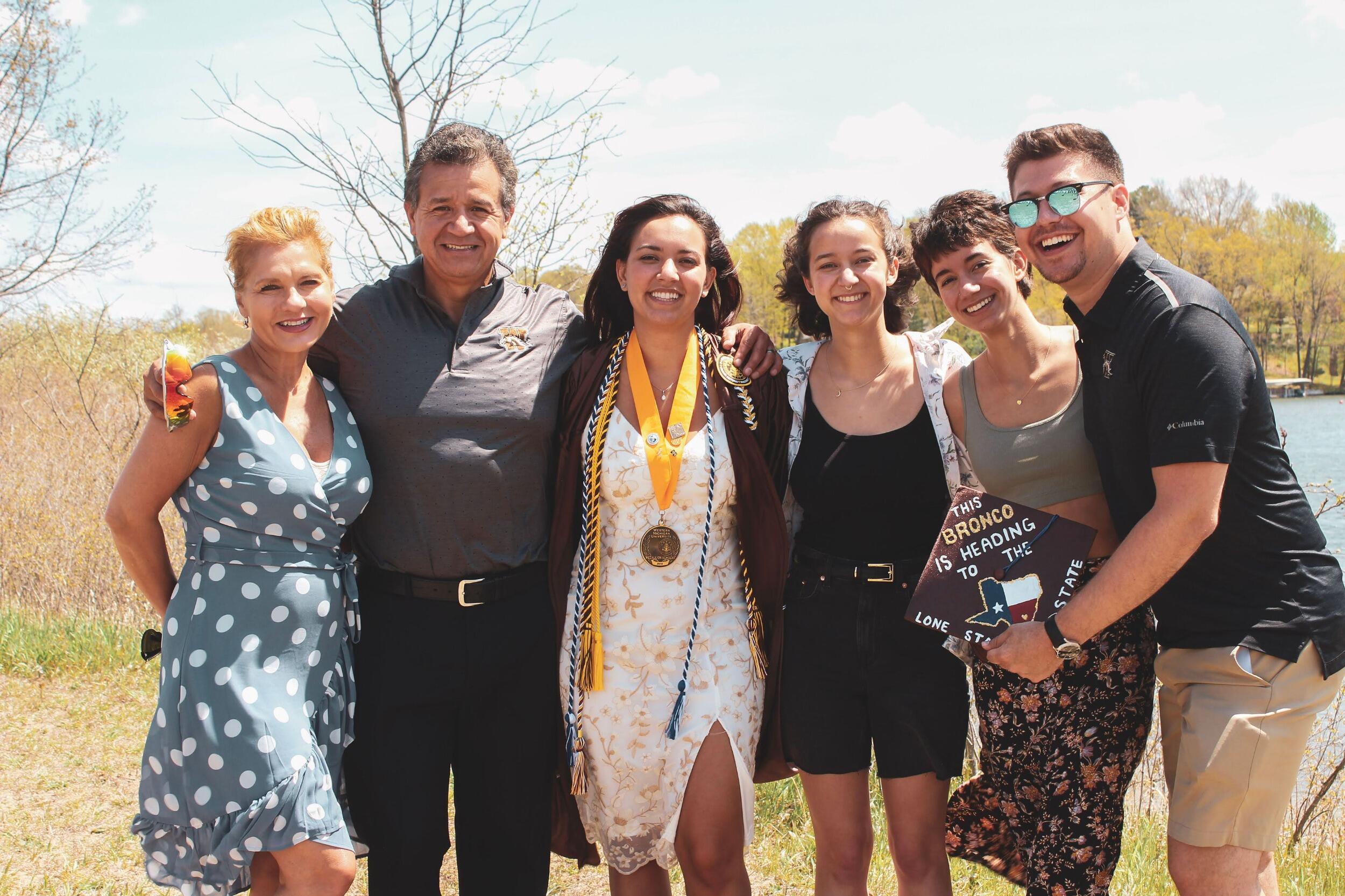 Catherine FINALLY graduates