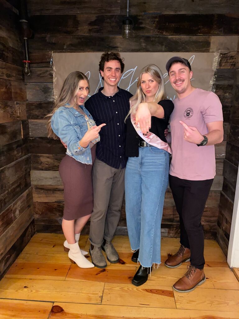 Celebrated the engagement of close friends, Jordan and Luke! 