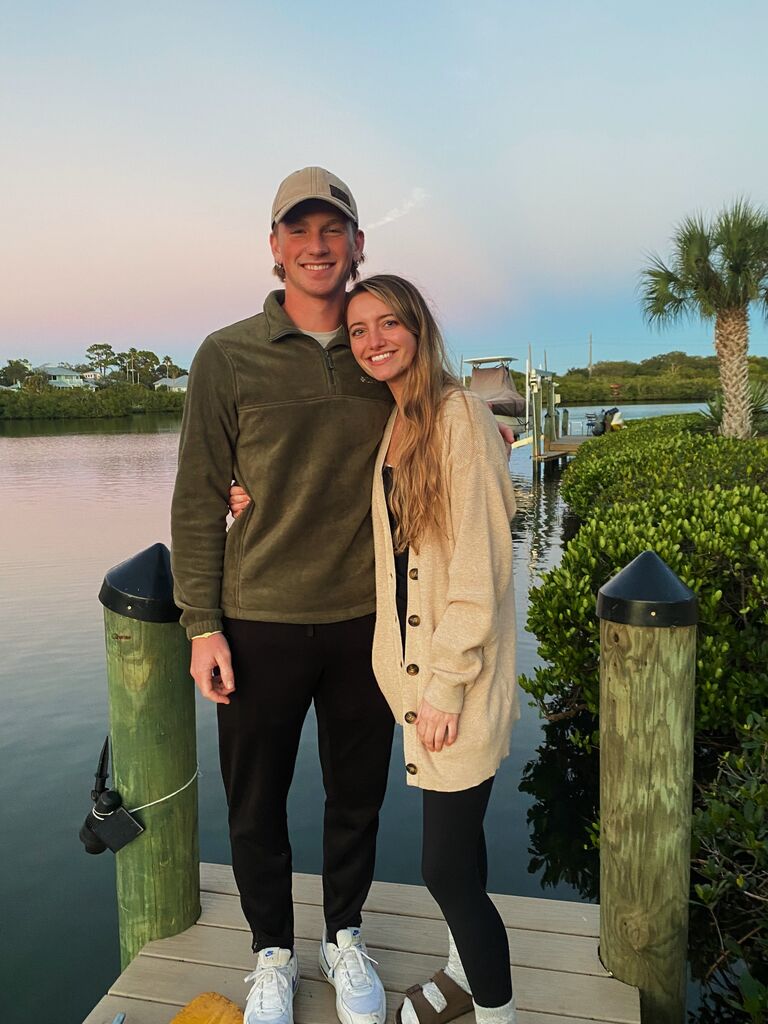 The first time in Florida with both of our families. 