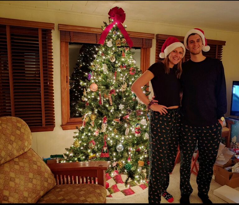 The start of a beautiful tradition, our first Christmas together at Charlie's (Granddads)! We love driving up to MD to spend time with Ryan's family.