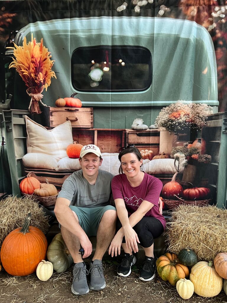 We got to spend a lot of time together this Fall working at the Hoegenauer family's pumpkin patch. One of Caryss's favorite things about Jake has been how easily he's stepped into her circle of family and friends.