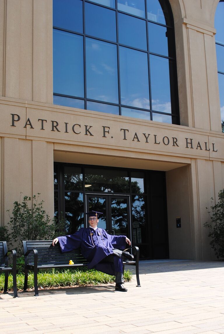 Aiden graduated from LSU with a BS in Computer Science.