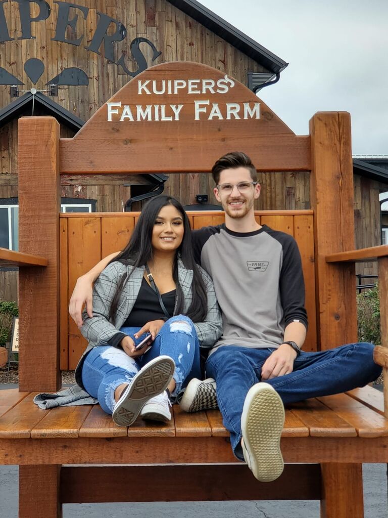 At our favorite farm Kuipers!