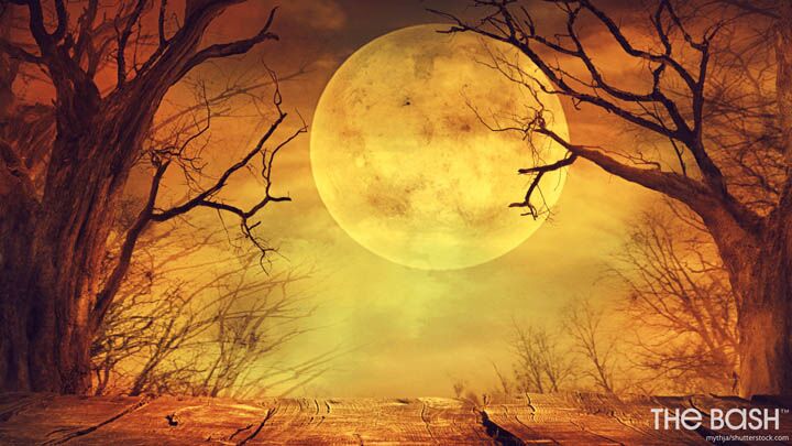Halloween Zoom Background - Full Moon