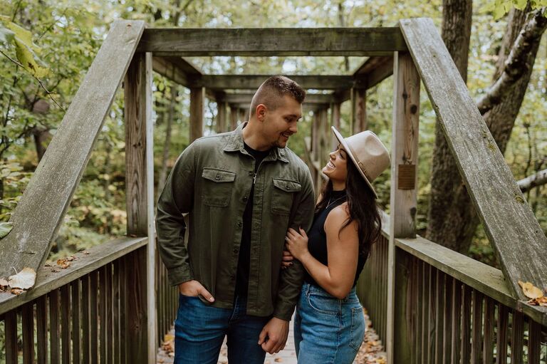 We got our engagement pics taken