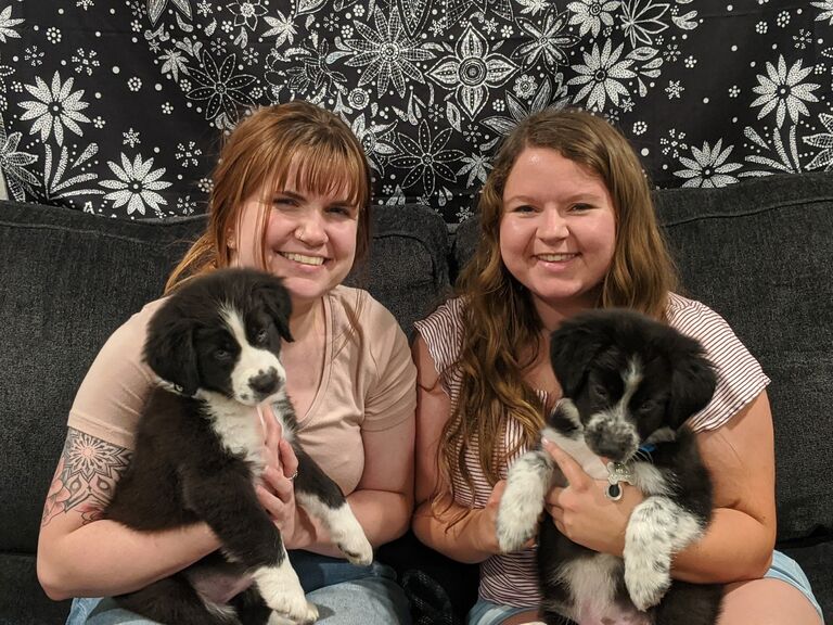 Finley and Bindi "gotcha day"