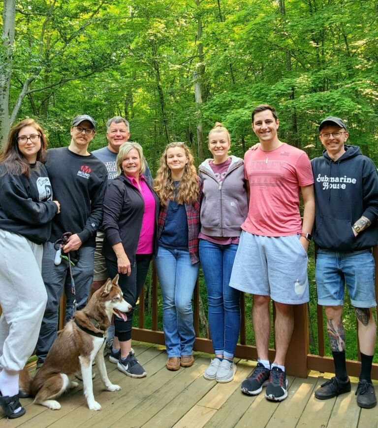 Osborne family camping trip to Hocking Hills, OH
