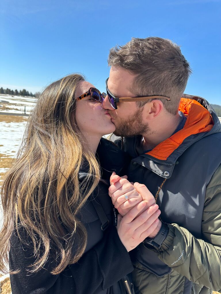 They celebrated their Engagement in Sun River with Laynie's parents, Mark and Anne.