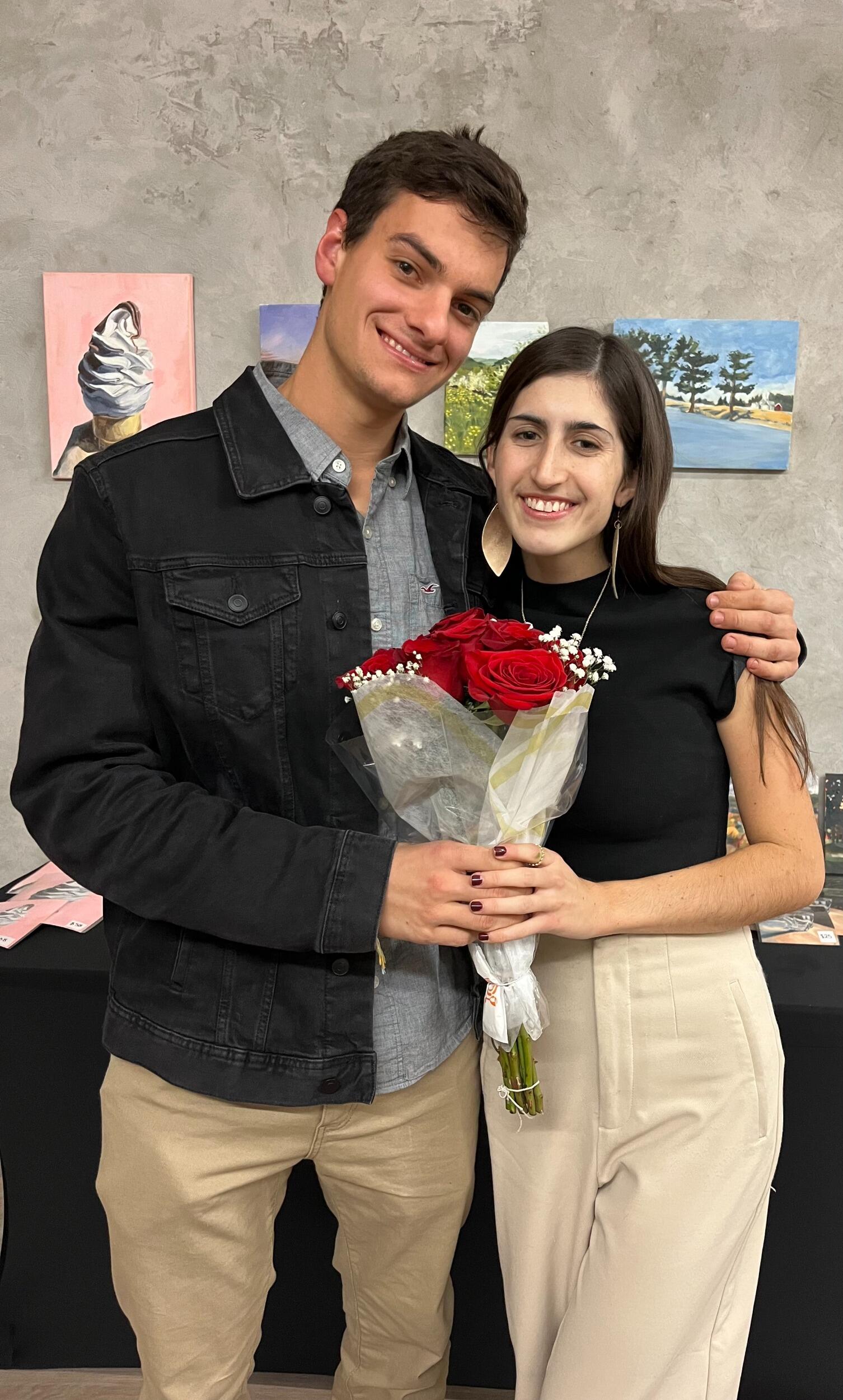 Jackie's first group art show 