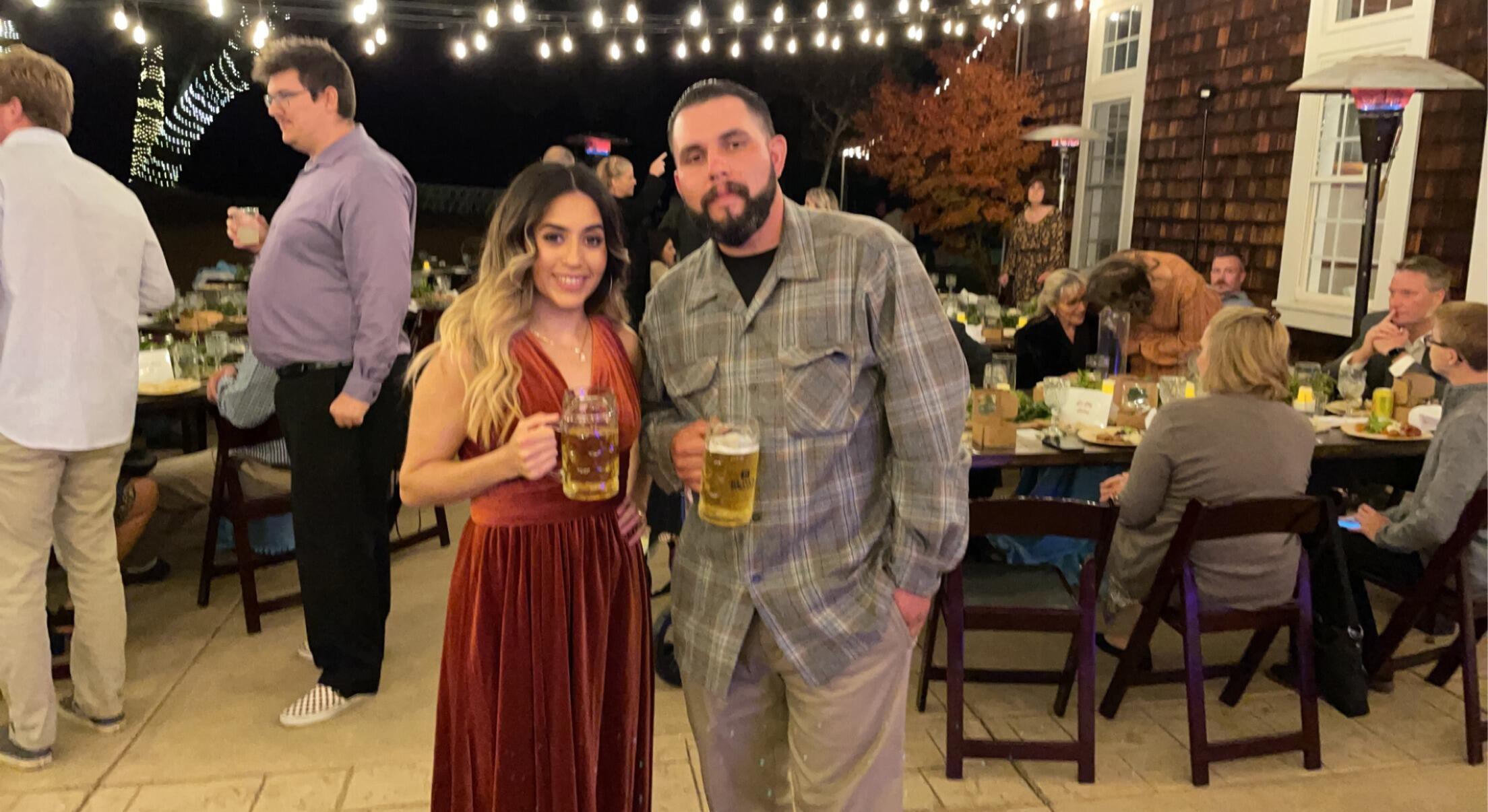 At my best friend wedding.