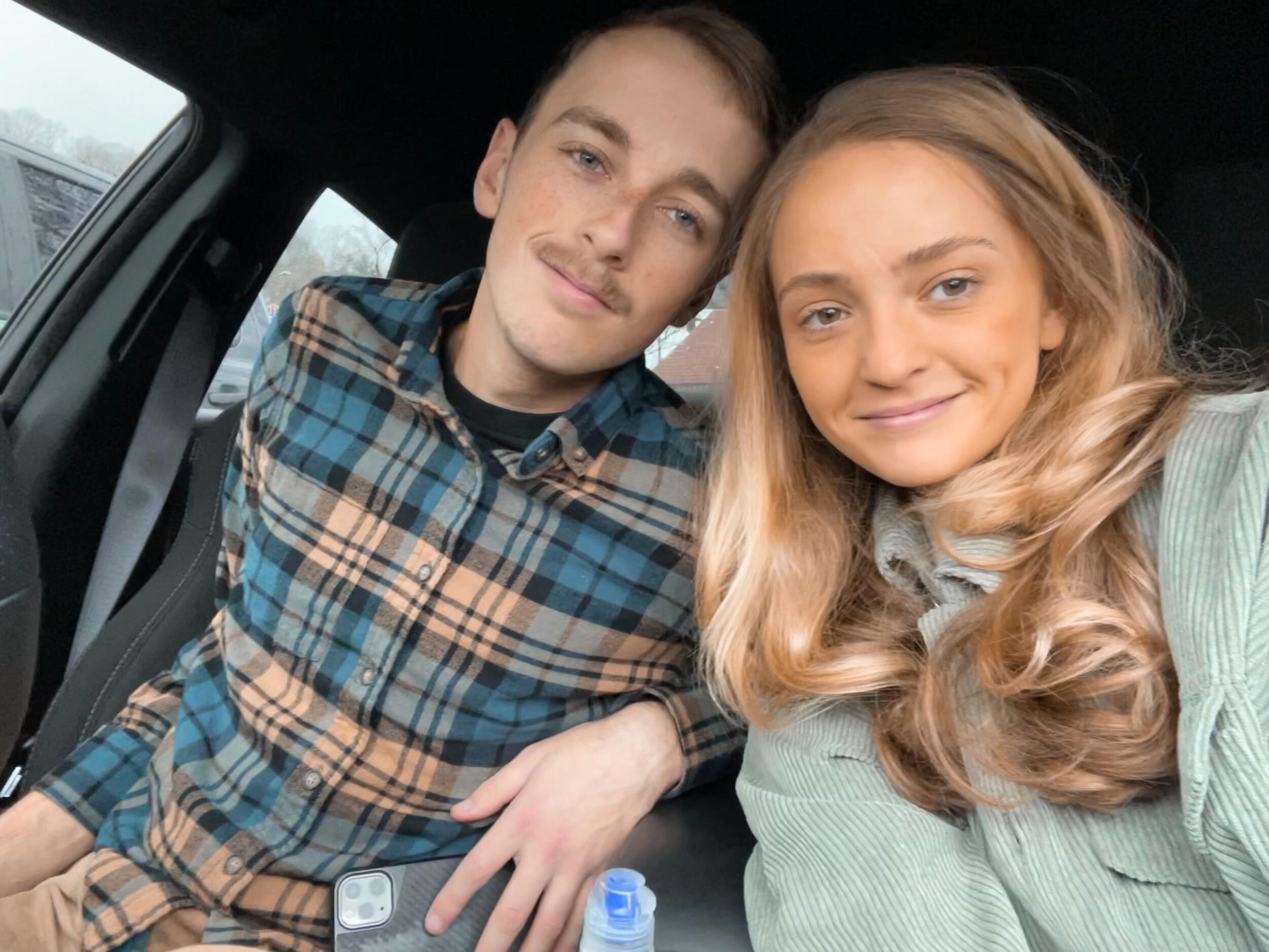 First day engaged🥰