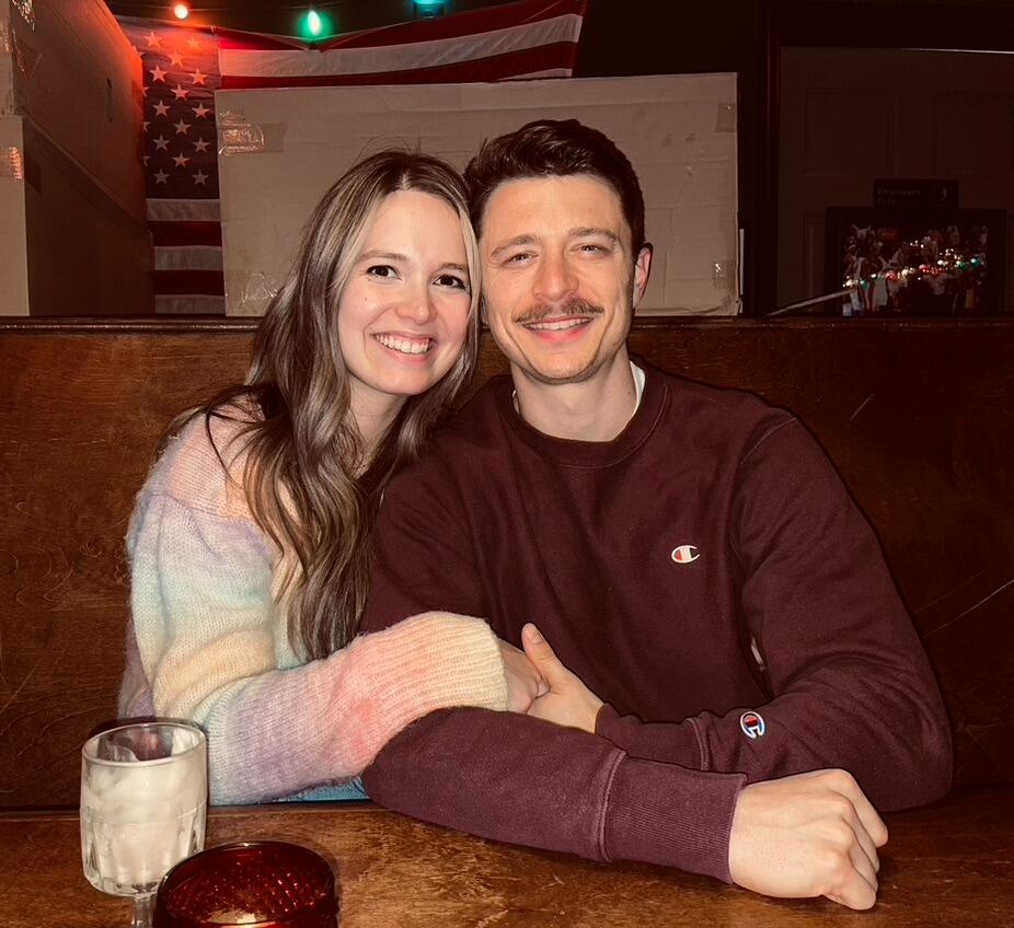 The first picture ever taken of Kayla & Micah (taken during their trip to visit their Nashville besties, Kirsten/Dustin/Ben/Laira/Josh/Caitlyn.)
